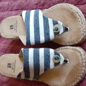 White Mountain nautical sandals